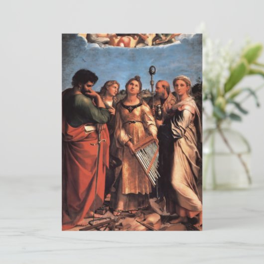 Invitation le retable Saint Cecilia (Debout devant)