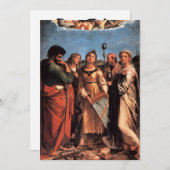 Invitation le retable Saint Cecilia (Devant / Derrière)