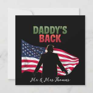 Invitation Le retour de papa Trump 2024 à l'Amérique