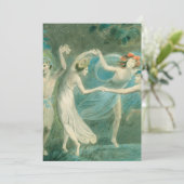 Invitation Le Rêve de William Blake (Debout devant)