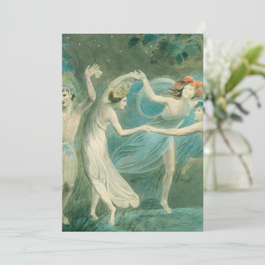 Invitation Le Rêve de William Blake (Debout devant)