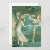 Invitation Le Rêve de William Blake (Devant / Derrière)