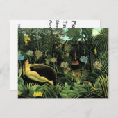 Invitation Le rêve d'Henri Rousseau (1910) (Devant / Derrière)