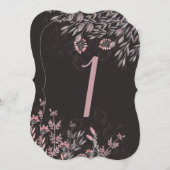 Invitation Le rêve d'une nuit d'été Table 1 double face (Devant / Derrière)