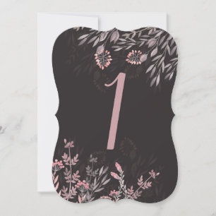 Invitation Le rêve d'une nuit d'été Table 1 double face