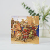 Invitation Le roi Arthur et les chevaliers de la table ronde (Debout devant)