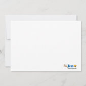 Invitation Le roi de la Jungle Lion 5x7 Baby shower Invitatio (Dos)