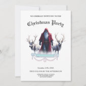 Invitation Le roi de l'hiver arrive.  (Devant)