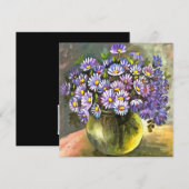 Invitation Le Roi George Asters (Devant / Derrière)