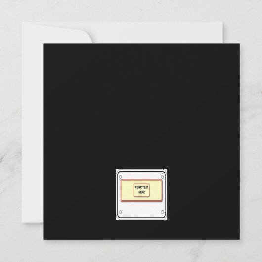 Invitation Le Roi George Asters (Dos)