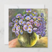 Invitation Le Roi George Asters (Devant)