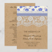 Invitation Le Romantique Lacey Rêve De Fleurs (Devant / Derrière)