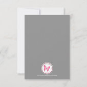 Invitation Le Rosaire du Baptême sur le bleu en poudre (Dos)