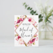 Invitation Le Rose de Bourgogne Gold sera-t-il ma servante d' (Debout devant)