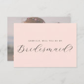 Invitation Le rose minimal sera-t-il ma proposition de servan (Devant / Derrière)