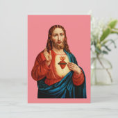 Invitation Le Sacré-Cœur de Jésus (Debout devant)