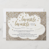 Invitation Le scintillement de scintillement peu de genre (Devant)