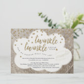 Invitation Le scintillement de scintillement peu de genre (Debout devant)