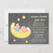 Invitation Le scintillement mignon de scintillement peu (Devant)