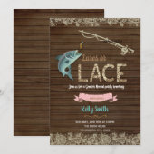 Invitation Le sexe leurre ou dentelle révèle l'invitation de (Devant / Derrière)