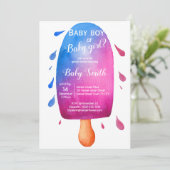 Invitation Le sexe mou révèle l'aquarelle (Debout devant)