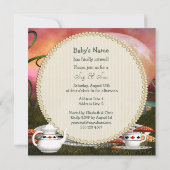 Invitation Le Sip d'Alice et de Flamant rose et voient le (Dos)