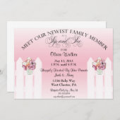 Invitation Le Sip de pot de maçon et voient l'invitation de (Devant / Derrière)