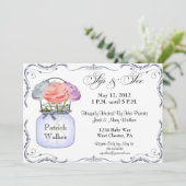 Invitation Le Sip de pot de maçon et voient l'invitation de (Debout devant)