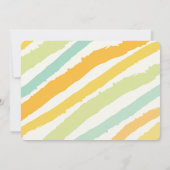 Invitation Le Sip moderne de bébé de jumeaux de bébés de (Dos)