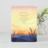 Invitation le soir au coucher du soleil (Debout devant)