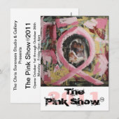 Invitation Le spectacle rose 2011 (Devant / Derrière)