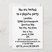 Invitation Le spectre électromagnétique (physique) (Dos)