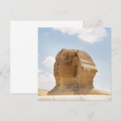 Invitation Le sphinx (Devant / Derrière)