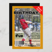 Invitation Le style fait sur commande de magazine folâtre (Devant / Derrière)