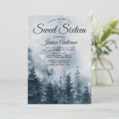 Invitation Le Sweet sixteen forestier de Misty (Debout devant)