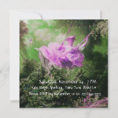 Invitation LE SWING, SWEET 16 PARTY Violet violet violet (Dos)