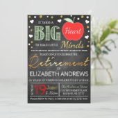 Invitation Le tableau de bord de la retraite des enseignants (Debout devant)