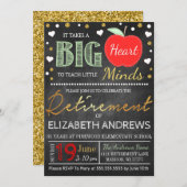 Invitation Le tableau de bord de la retraite des enseignants (Devant / Derrière)