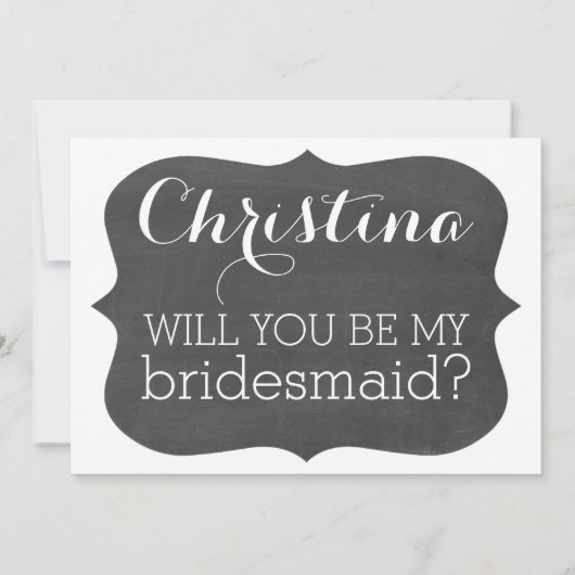 Invitation Le tableau I biseauté indiquent que je fais sans (Dos)