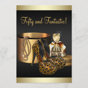Invitation Le talon haut chausse l'anniversaire de la femme