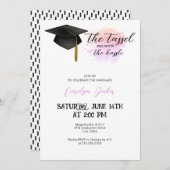 Invitation Le Tassel Vaut La Diplôme Hassle (Devant / Derrière)