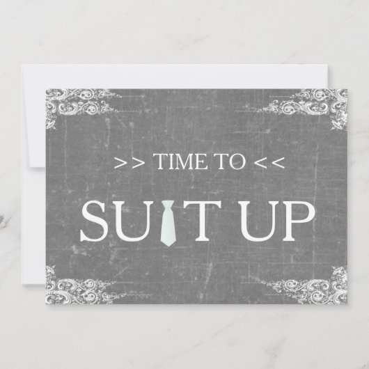 Invitation Le temps d'adapter le tableau de bord de Chalk Bla (Devant)