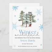 Invitation Le temps le plus unique de l'année Anniversaire hi (Devant / Derrière)