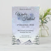 Invitation Le temps le plus unique de l'année Anniversaire hi (Debout devant)