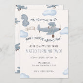 INVITATION LE TEMPS PASSE NAISSANCE (Devant / Derrière)