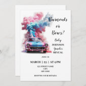 Invitation Le thème du genre Burnouts révèle (Devant / Derrière)