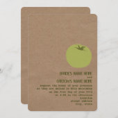 Invitation Le thème du marché agricole Mariage Inviter Tomate (Devant / Derrière)