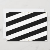 Invitation Le tintement de fête d'or et mélangent (Dos)