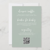 Invitation Le tout dans un petit Baby shower Safari Wild One (Dos)