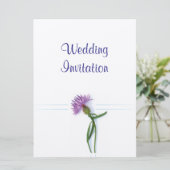 Invitation Le traditionnel écossais et le celtique Mariage ch (Debout devant)